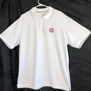 Alabama Crimson Tide Antigua Tribute Polo - White
